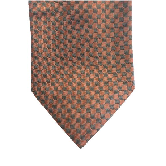 Giorgio‎ Armani Pink Blue Check 3.75” Silk Men’s Tie Made Italy Necktie Designer - Picture 1 of 10